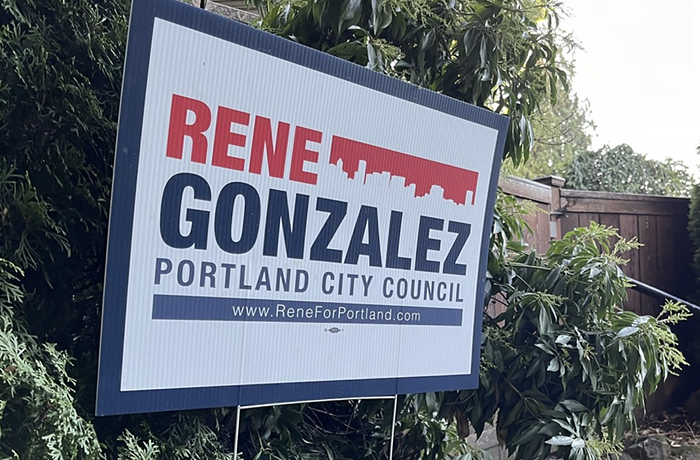 Portland Elections Division Issues Warning Letter to Gonzalez Campaign Over Political Sign